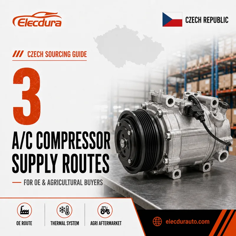 3 เส้นทาง A/C ของเช็ก คอมเพรสเซอร์ สำหรับ OE และผู้ซื้อสินค้าเกษตร