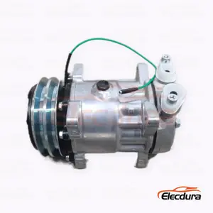 Compressor A/C para servi&ccedil;o pesado 7H15 24V A2 125 mm para carregadeira de rodas LiuGong 862H