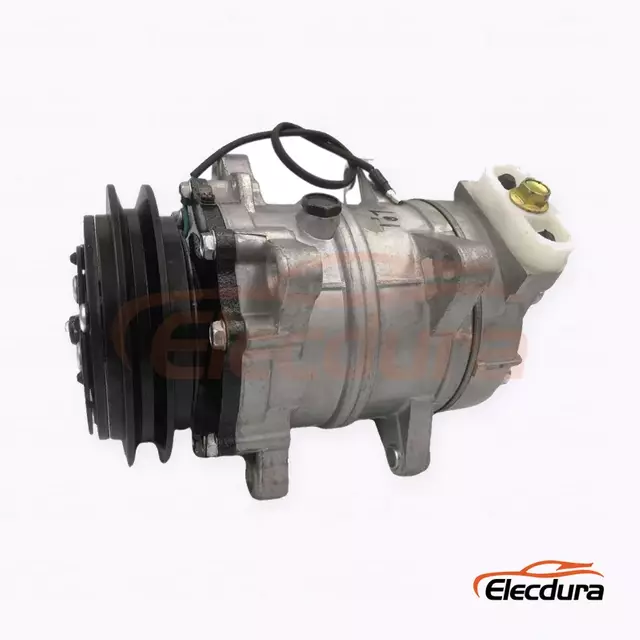 Kompresor A/C Tugas Berat 7H15 24V A1 132 mm untuk truk FAW Jiefang New Dawei