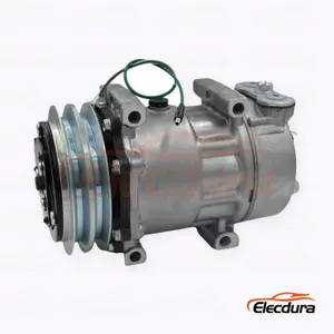 7H15 24V A2 de servicio pesado A/C Compresor para la versi&oacute;n twin-A del cami&oacute;n Dongfeng Liuzhou Chenglong