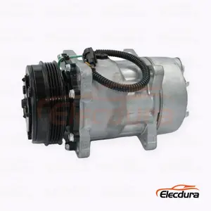 7H15 24V 4PK 112 mm para servi&ccedil;o pesado A/C Compressor para vers&atilde;o de caminh&atilde;o Dongfeng Tianjin 4PK
