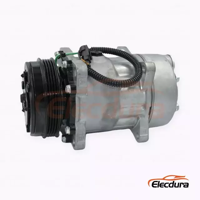 7H15 24V 4PK 112 mm Compressor A/C resistente para vers&atilde;o de caminh&atilde;o Dongfeng Tianjin 4PK