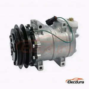 5H14 24V B1 145 mm de servicio pesado A/C Compresor para excavadora Hitachi serie -5