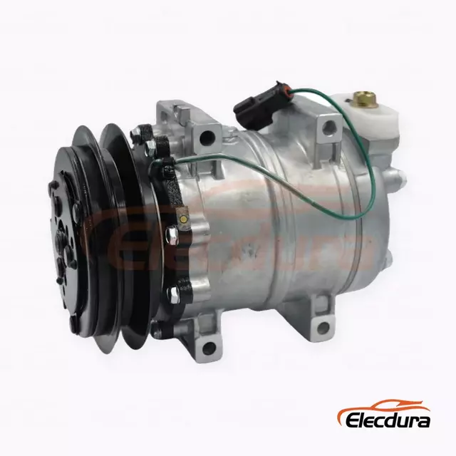 Compresseur de climatisation robuste 5H14 24 V B1 145 mm pour pelle Hitachi s&eacute;rie 5