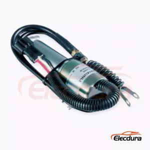 Solen&oacute;ide de parada de combust&iacute;vel 24V 11N6-666030-24 para escavadeira Hyundai