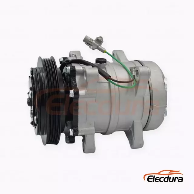 Compresor de aire acondicionado de alta resistencia 7H15 24V 4PK 133 mm para cami&oacute;n Foton Auman GTL versi&oacute;n 4PK