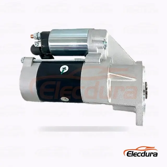S25-516 Hitachi형 스타터 모터, 24V 4.0kW 9톱니, 후면 단자 보기