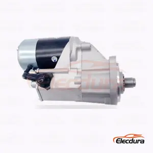 FYD123-N JAC 機器スターターモーター 、 12V 2.5 kW 11 歯、完全側面図