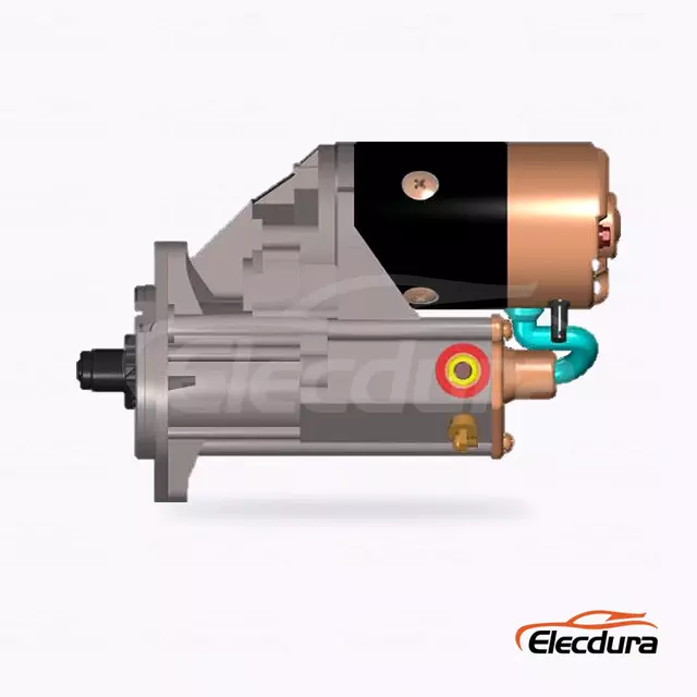 8943334380 Motor de arranque Isuzu 4BC2 11T al por mayor, vista lateral completa