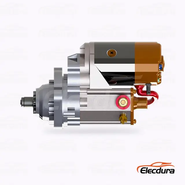 1113256 Case Crane 250 12T Starter Motor بالجملة، منظر جانبي كامل
