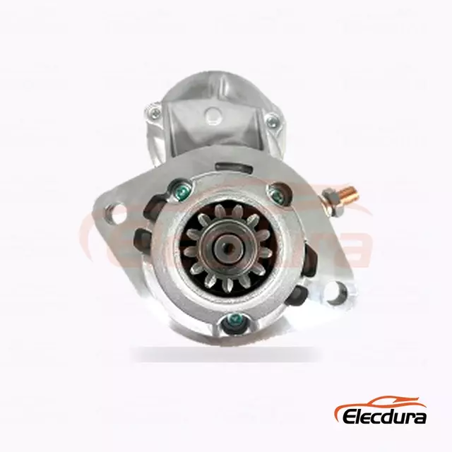 2280005860 Industriel med Denso-startmotor, 12V 2,0kW 10 t&aelig;nder, komplet set fra siden