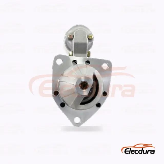 28100-1400 Hino P11C DK10 스타터 모터 , 24V 4.5 kW 11 톱니, 후면 터미널 보기