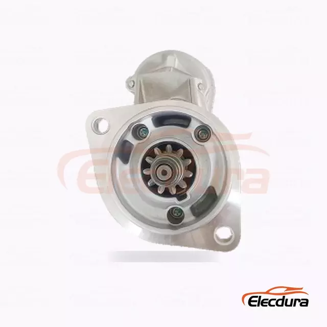 128080-9504 Industriel med Denso-startmotor, 12V 2,5kW 13 t&aelig;nder, komplet set fra siden