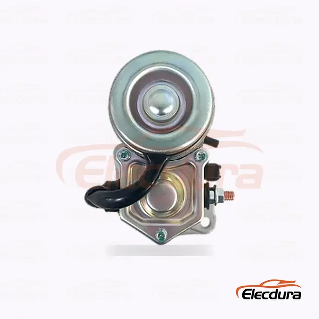 119620-77011 Yanmar 3T72 og 3TNA72 motor Startmotor , 12V 1.0 kW 11 t&aelig;nder, komplet set fra siden