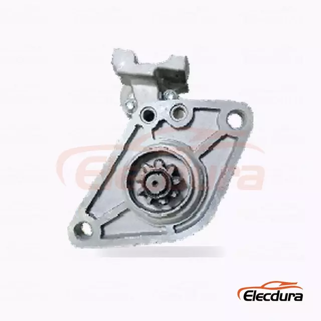 36100-45500 Motor Starter Alat Berat Hyundai dan Kia, 24V 5.0kW 9 Gigi, Tampak Terminal Belakang