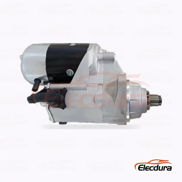 8980844070 Hitachi ZX160LC-3 4JJ1 มอเตอร์สตาร์ท ขายส่ง มุมมองด้านหน้า Drive-End