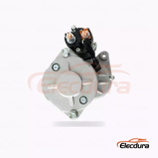 6D16 Motor de arranque Mitsubishi 6D16 y Kobelco, 24 V, 5,5 kW, 11 dientes, vista lateral completa
