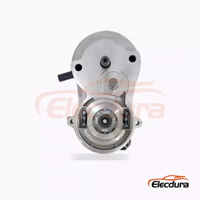 110626 Industriell med Denso startmotor, 12V 1,4kW 10 t&auml;nder, komplett sidovy