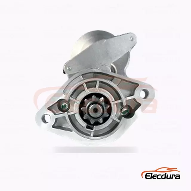 DSR1004 Toyota-Anlasser, 12 V, 1,4 kW, 9 Z&auml;hne, komplette Seitenansicht