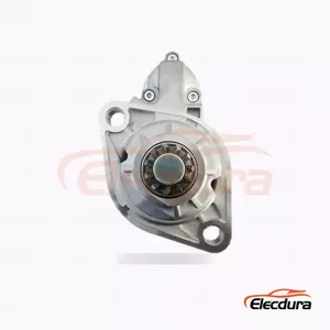 DRT0260 フォルクスワーゲン スターター モーター、12V 1.7kW 10 歯、完全側面図