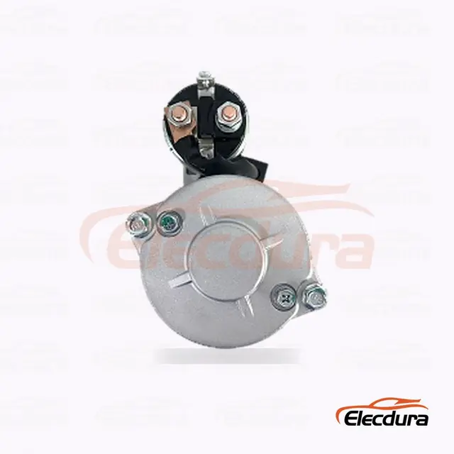 M2T74171 Mitsubishi 4D56 pi&ntilde;&oacute;n alto Motor de arranque , 12V 2.2 kW 10 dientes, vista del terminal trasero