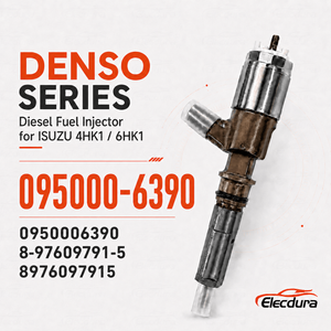 095000-6390 หัวฉีดดีเซลคอมมอนเรลสำหรับ ISUZU 4HK1 6HK1