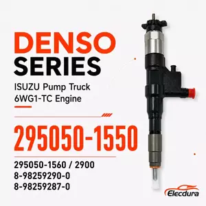 295050-1550 295050-1560 dieselinjektor til ISUZU 6WG1-TC pumpelastbil