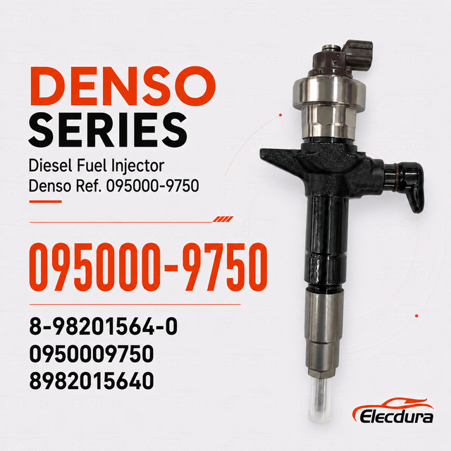095000-9750 หัวฉีดดีเซลคอมมอนเรลสำหรับ ISUZU 4JJ1
