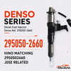 295050-2660 Injektor Diesel Common Rail untuk Pencocokan Mesin Hino