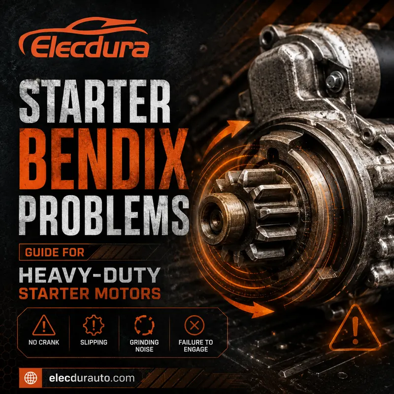 Průvodce probl&eacute;my se start&eacute;rem Bendix pro těžk&eacute; spouštěc&iacute; motory