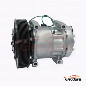 7H15 24V 8PK 166 mm Συμπιεστής A/C βαρέως τύπου για CAMC Hanma Hummer truck 8PK έκδοση