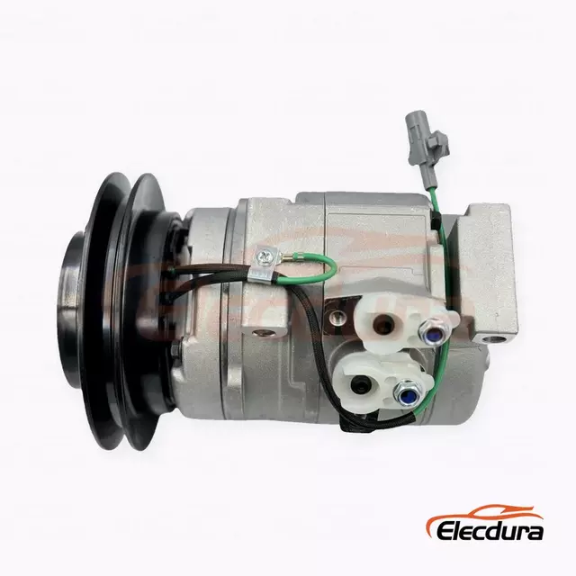 SANY ekskavat&ouml;r i&ccedil;in 10S15C 24V A1 142 mm Ağır Hizmet Klima Kompres&ouml;r&uuml;