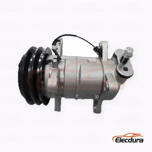 10S13G 12V A2 132 mm f&ouml;r tunga fordon A/C Kompressor f&ouml;r XCMG 60 gr&auml;vmaskin