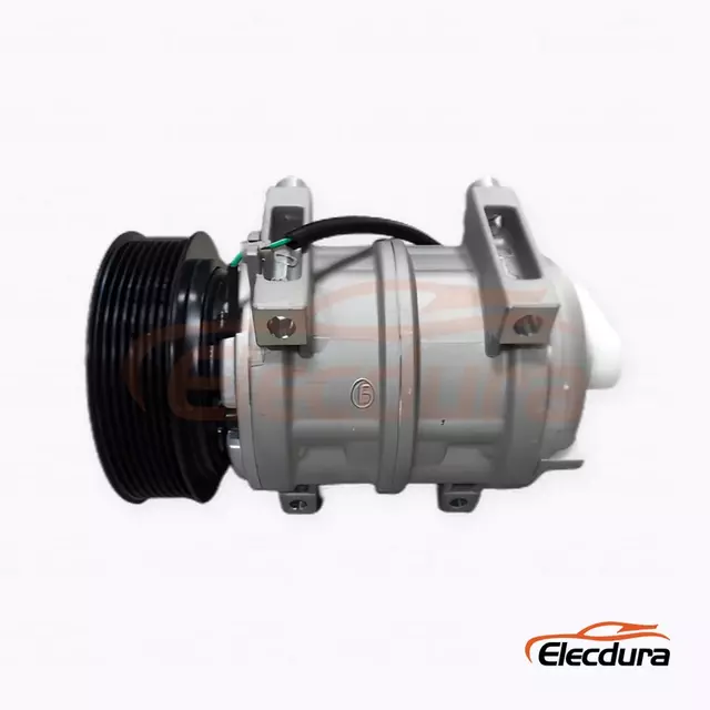 Kompresor A/C Tugas Berat 10K15F 24V PV8 125 mm untuk pemetik kapas Shandong Swan 4MZD-6