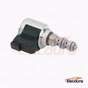 29608953 24V JCB Hidraulik Dua Posisi Tiga Arah Katup solenoid untuk Pasokan B2B Alat Berat