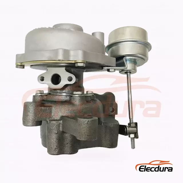 Elecdura K03 Turbodmychadlo 53039700051 OE 13900-67G00 pohled na kompletn&iacute; sestavu kompresoru a skř&iacute;ně turb&iacute;ny
