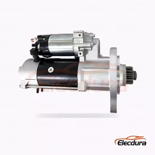 FYD126-M 6BD1 Equipment Starter Motor, 24V 7,5kW 11 Teeth, Rear Termal View