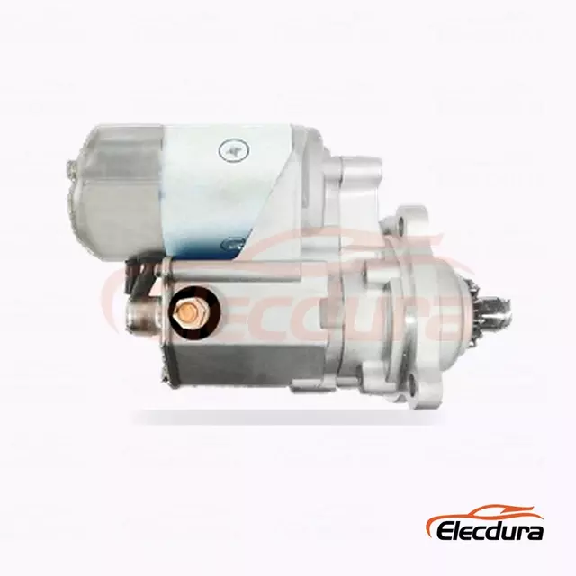 STR6177 Perkins Startermotor, 12V 4,5kW 12 t&aelig;nder, bagfra terminalvisning