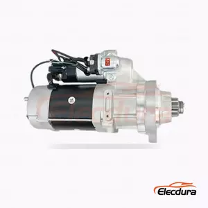 Vysoce v&yacute;konn&yacute; 24V 7,2kW 12zub&yacute; CW startovac&iacute; motor, kompletn&iacute; bočn&iacute; pohled