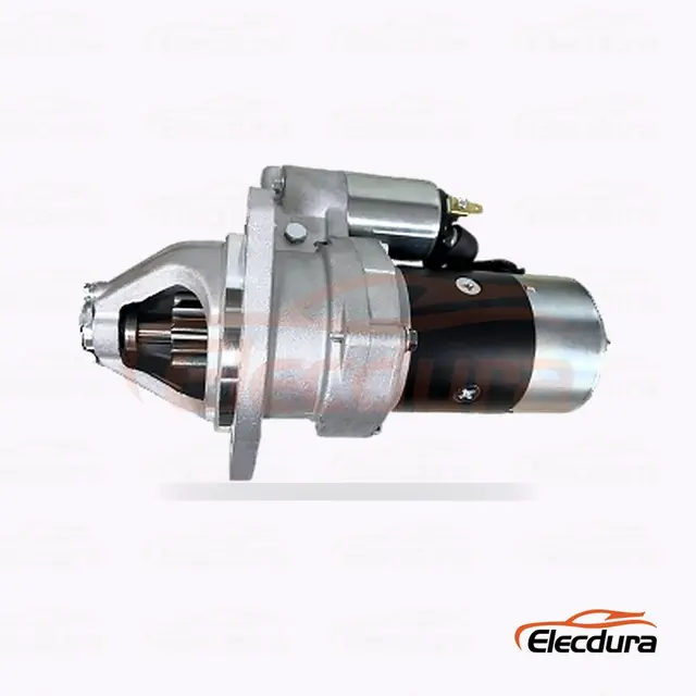 Yanmar i&ccedil;in S2057 Hitachi Tipi Marş Motoru, 12V 3,0kW 11 Dişli, Arka Terminal G&ouml;r&uuml;n&uuml;m&uuml;