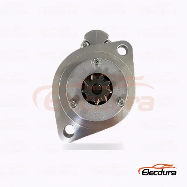 S13-404 Hitachi-type startmotor, 12V 2,8kW 9 t&aelig;nder, komplet set fra siden