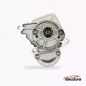 WL02-18-400 Motor de partida Ford WL 9T atacado, vista frontal da unidade