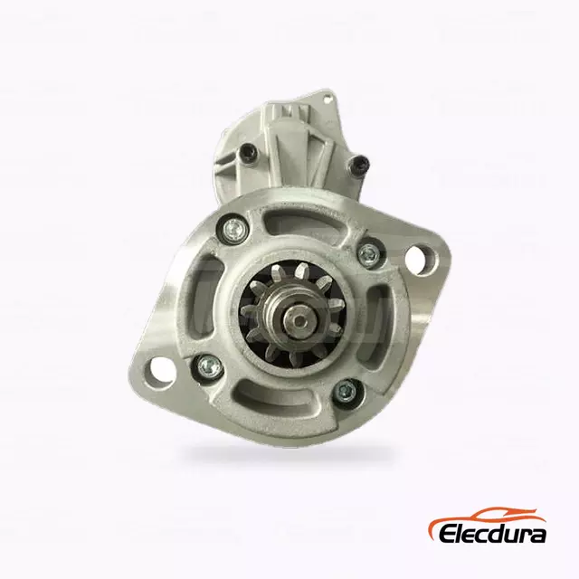 600-863-3110 Komatsu PC130-7 4D95 Distributor start&eacute;ru motoru, předn&iacute; pohled na hnac&iacute; konec