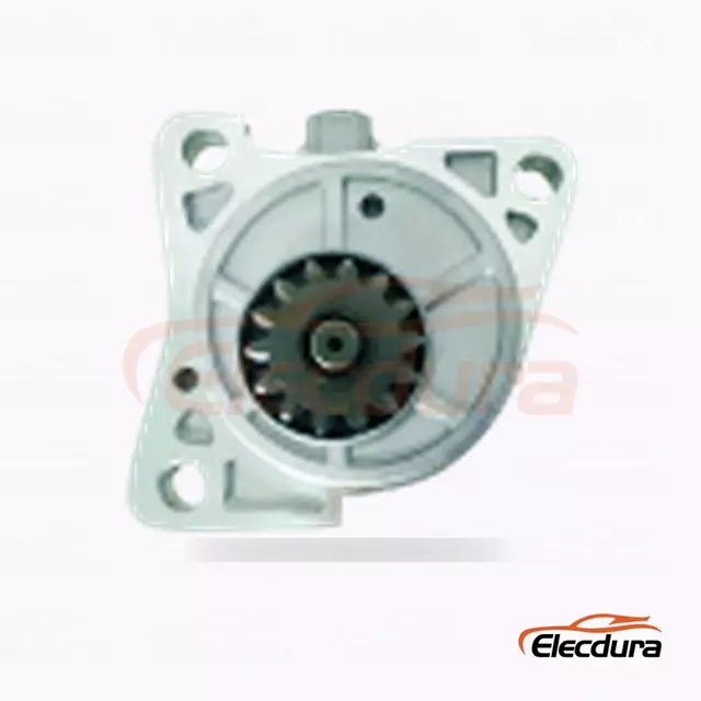 M3T57575 미쓰비시 4D30/4D31/4D32 스타터 모터, 24V 5.0kW 14톱니, 후면 터미널 보기