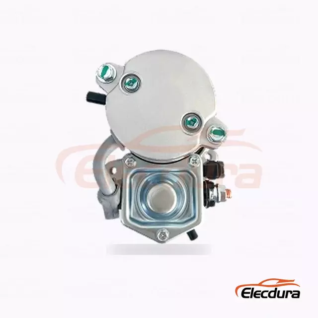 Motor de partida para servi&ccedil;o pesado 228000-3040, 12V 2,0kW 9 dentes, vista do terminal traseiro