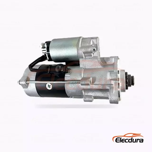 M8T77072 Motor de arranque Mitsubishi e Isuzu 4JB1, 12 V, 2,2 kW, 11 dientes, vista del terminal trasero