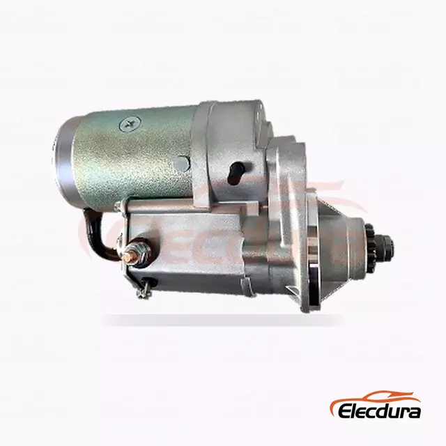 OK60G-18-400 03111-4180 D&eacute;marreur Kia K2700, 12 V 2,2 kW 11 dents, vue du terminal arri&egrave;re