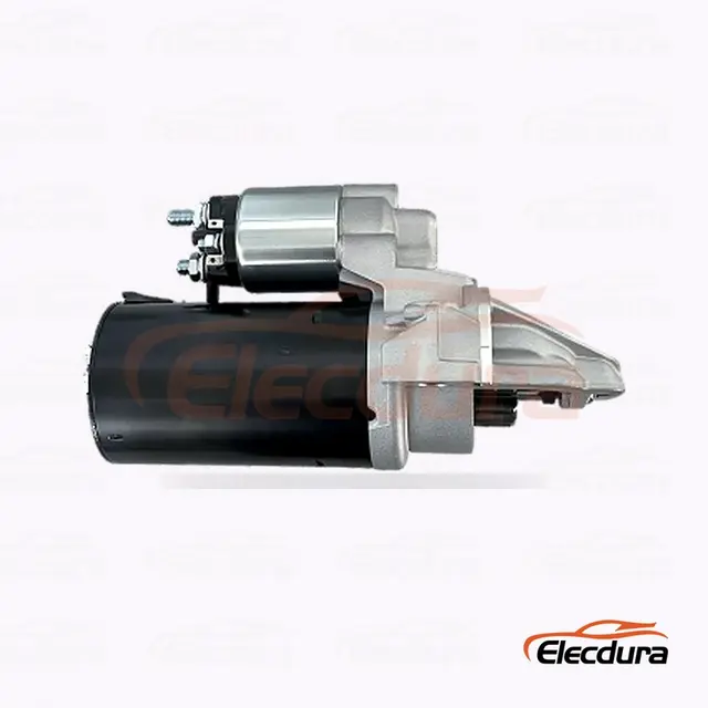 33243 Motor de arranque Ford V348, 12 V, 2 kW, 12 dientes, vista lateral completa
