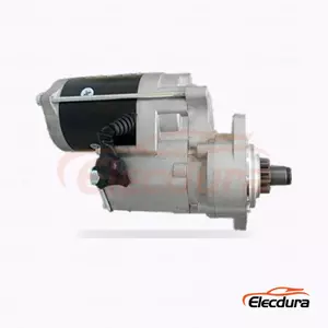 428000-3310 Yanmar 3TNV70 및 3TNV80F 스타터 모터, 12V 1.4kW 15톱니, 전체 측면도