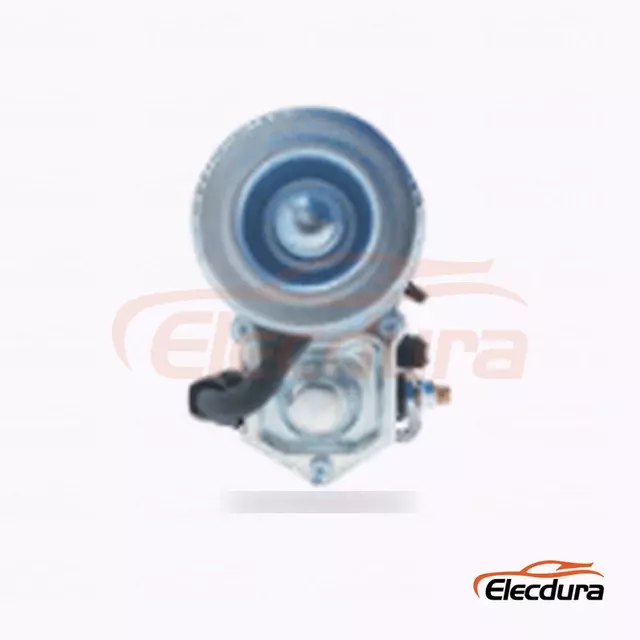 128000-7300 Yanmar 3TNV88 Motor de pornire pentru echipament diesel, 12 V 2,0 kW 15 dinți, vedere la terminalul din spate